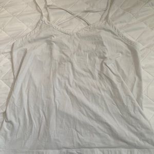 White strappy cami